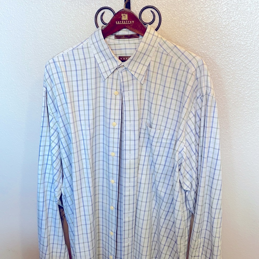 Robert Talbott Shirt With Button Dn Collar - image 1